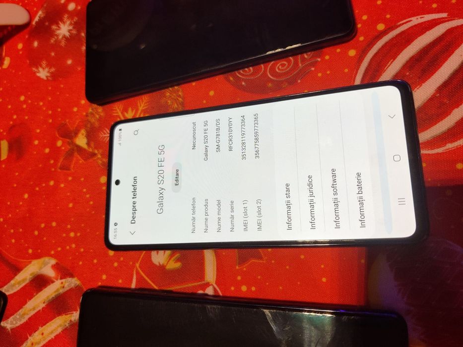 Samsung  galaxy  S20 FE 5 G men 128 gb si 6 gb rami pret bucata