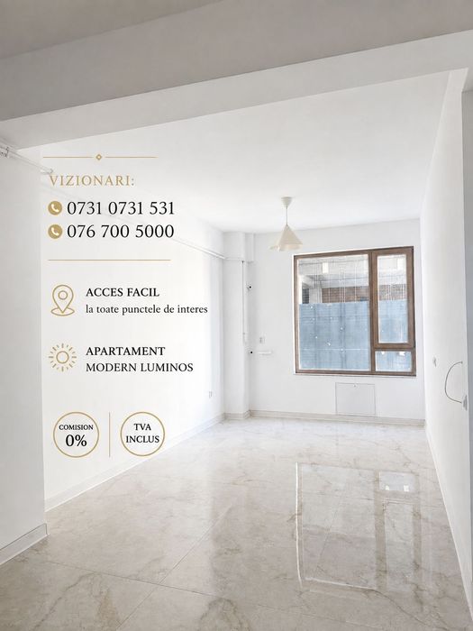 APARTAMENT 2 Camere  Zona Top-TVA INCLUS-COMISION 0%-65.000€