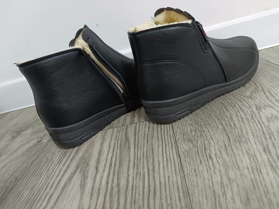 Зимние полу ботинки