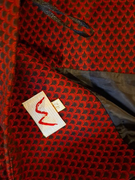 Дамска права пола "Миро" във винено- червен цвят