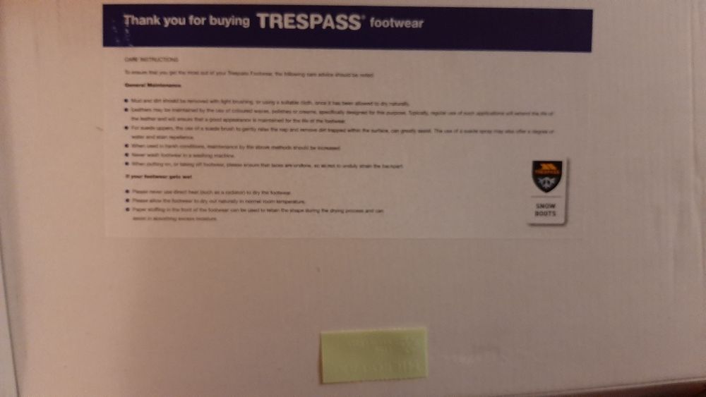 Cizme zapada Trespass mar.38