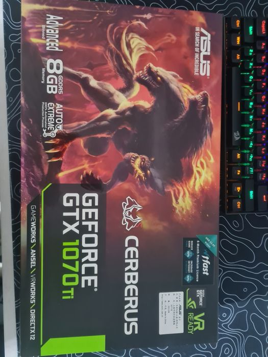 ASUS GTX 1070TI Cerberus