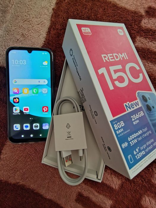 Telefon mobil Redmi 15C Negru