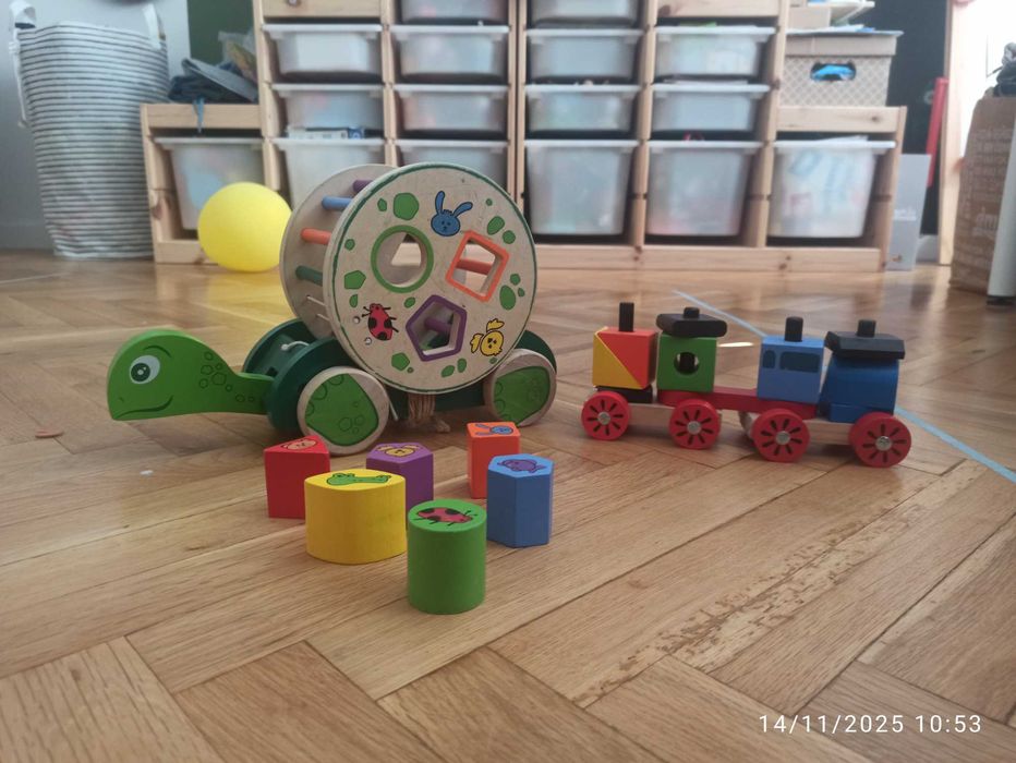 Дървени образователни играчки