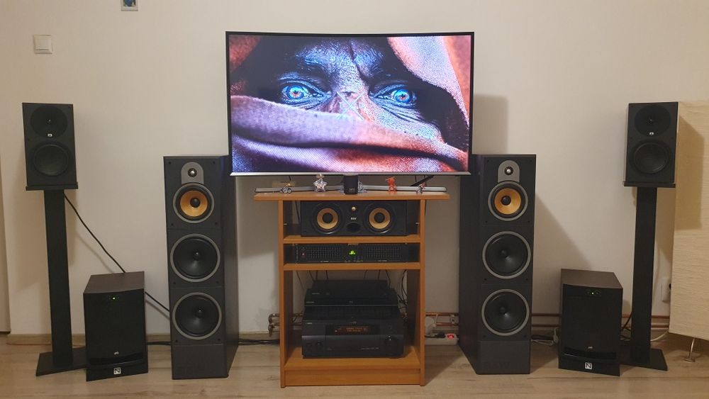 Pret PROMO  set boxe B&W 600i si subwoofer activ PSB