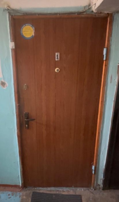 металлическая входная дверь.