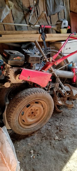 Продам мотоблок с телегой