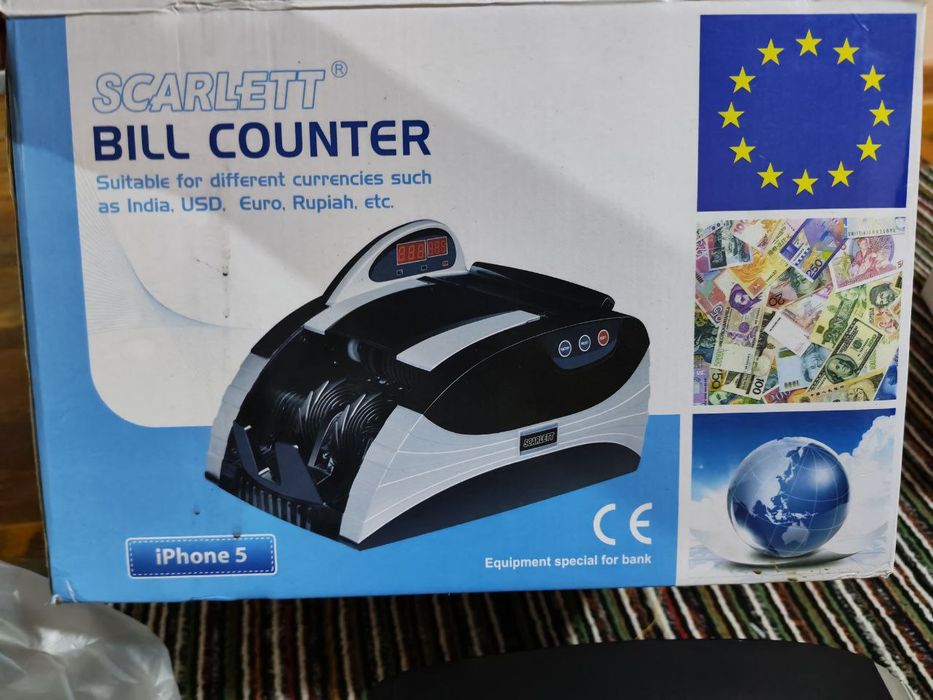 Счётчик для денег SCARLETT Bill Counter