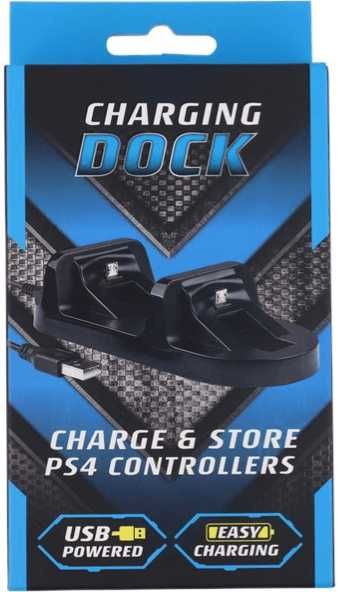 Двойна докинг станция за PS4/ 3 контролери от Бателтрон