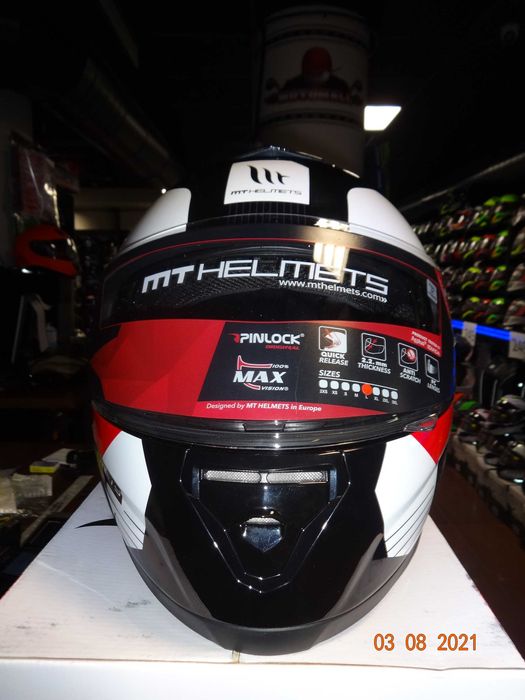 Каска MT Thunder 3 SV Ray пистов мото мотор тъмни очила ПРОМО!