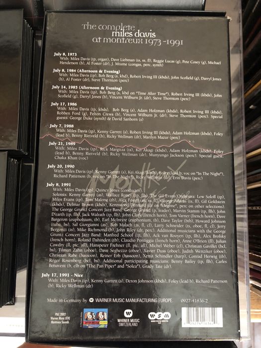 BOXSET Miles Davis 20 cd