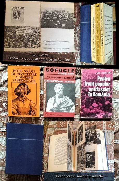 Lot 21 Cărți: Istorie, Literatură & Știință + CADOU Radio-Ceas Grundig