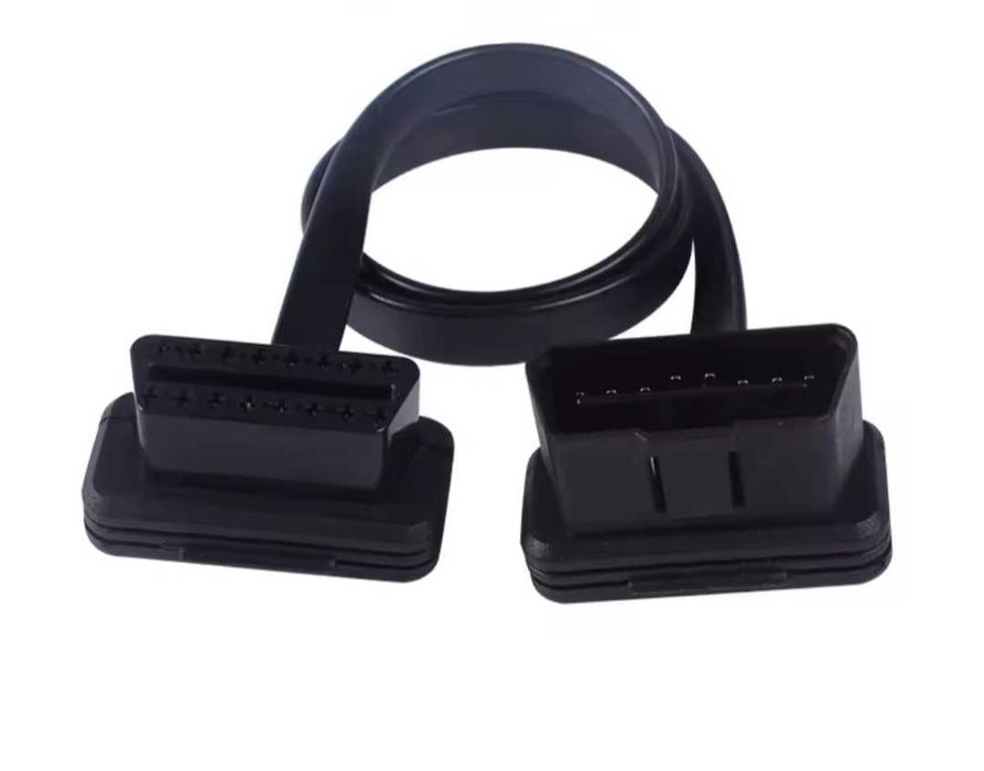 OBD 2 удължител за диагностика с дължина 1 метър кабел удължение ъгъл