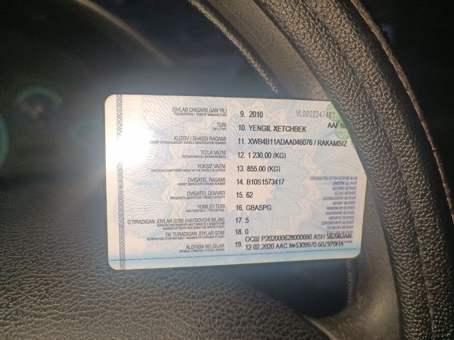 Chevrolet Matiz 2010 — 8