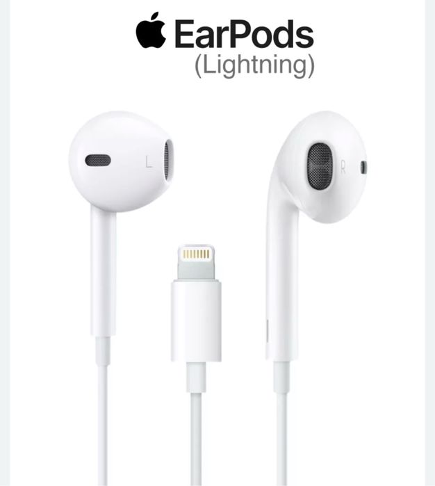 Проводные наушники Apple Lightning (оригинал)