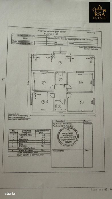 Casa de vanzare Babeni jud Valcea, plus teren intravilan