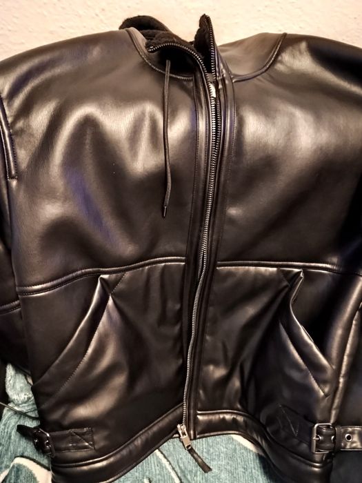 Geaca piele ecologică Bershka