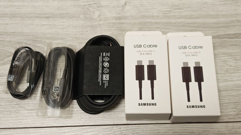Cablu usb c to c Samsung de 1m 3A / 1m 5A, lung de 1.8m 5A bulk/Retail