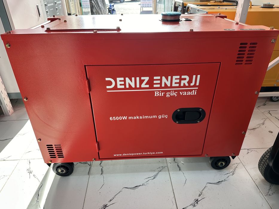 Генератор движок Туркия 6,5 кв (дизел) (шумка)