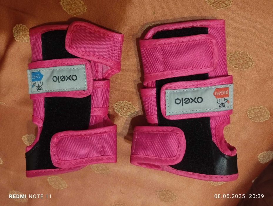 Oxelo - Детски регулируеми ролери Play3 Розово и лилаво 28/30