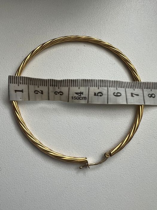 Cercei mari, au 18 k, italia, superbi!