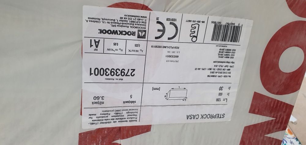 Rockwool Steprock Casa 1200x600x30