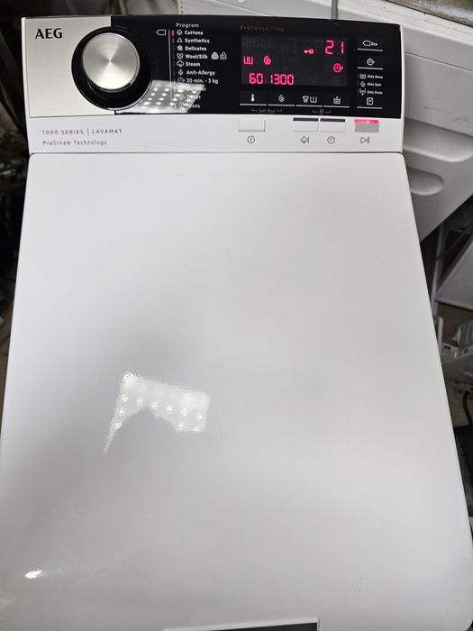 Пералня с горно зареждане AEG LTX7C373E  7кг A+++