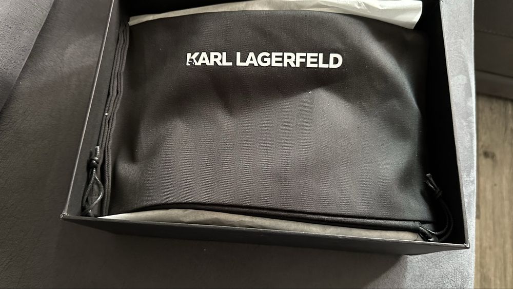 НАМАЛЕНИ 180 лв. Сникърски Karl Lagerfeld ,естествена кожа