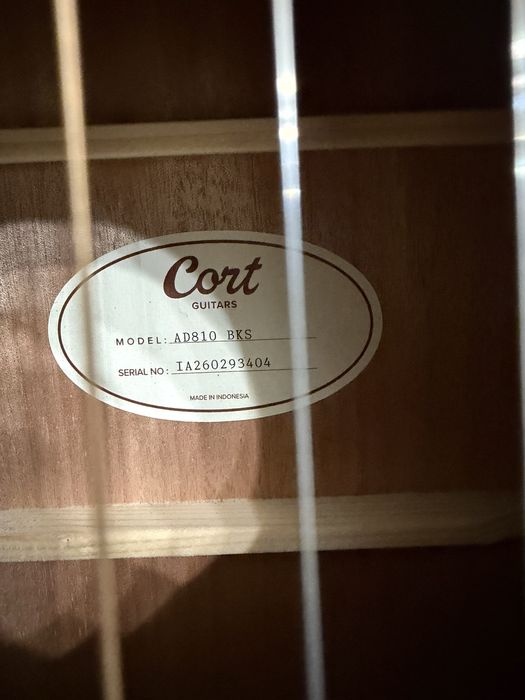 Гитара акустика Cort ad810 bks