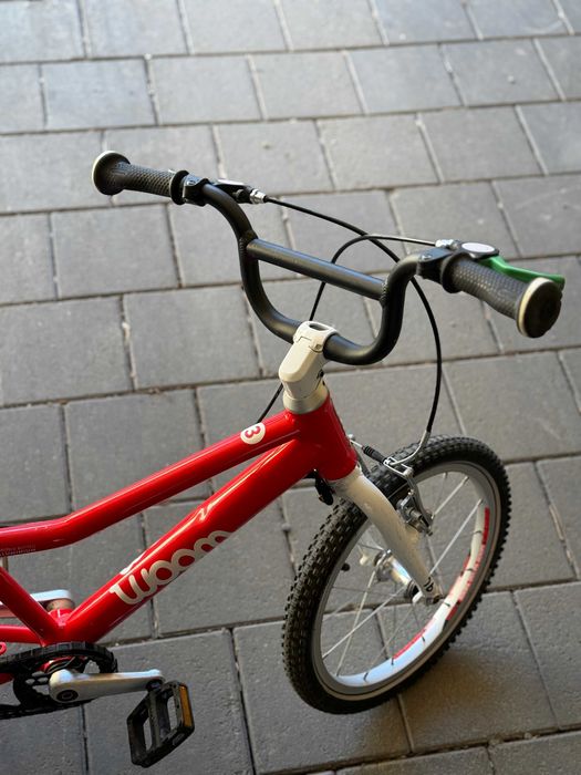 Bicicletă copii Woom 3  16 inch 4-7 ani – Roșu