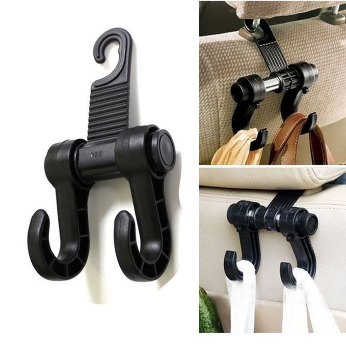 Закачалка за кола, двойна, закачалки за подглавник