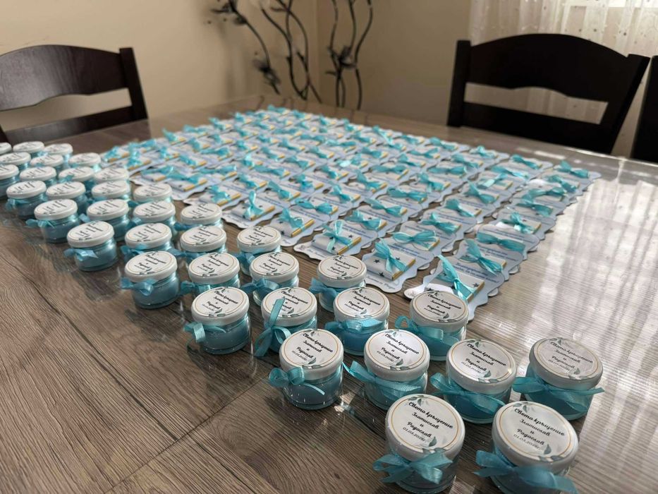 Шоколадови бонбони - подаръци за гости за сватба, кръщение, рожден ден