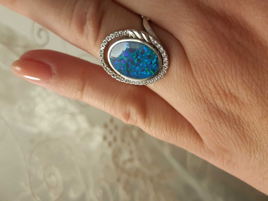 Inel din argint, ușor și foarte elegant