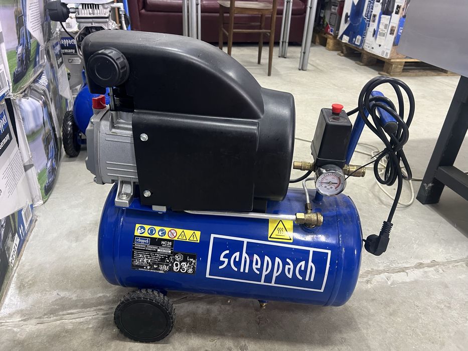 Компресор  маслен Scheppach HC63-50л. / 10бара/220л 1500W-чисто нов