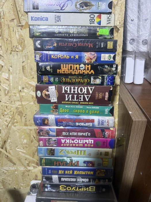 видеокассеты vhs от 500 до 1500