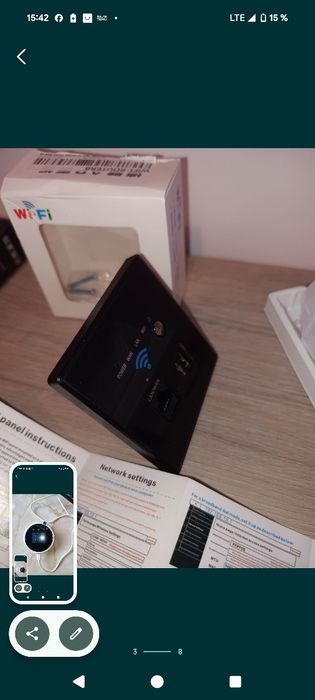 Router wireless cu prindere in perete