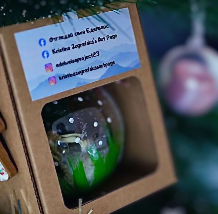 Ръчно изработени коледни украшения за елха подходящи за подарък