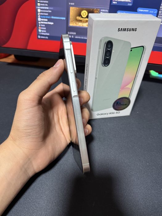 Продам Samsung A56, почти как новый 256 гб, 2-месяца использовал