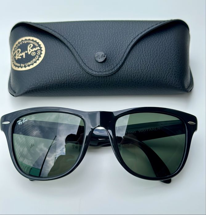 Ray Ban RB4105 Wayfarer Folding /Оригинални G-15 Green | Сгъваем модел | Made in Italy