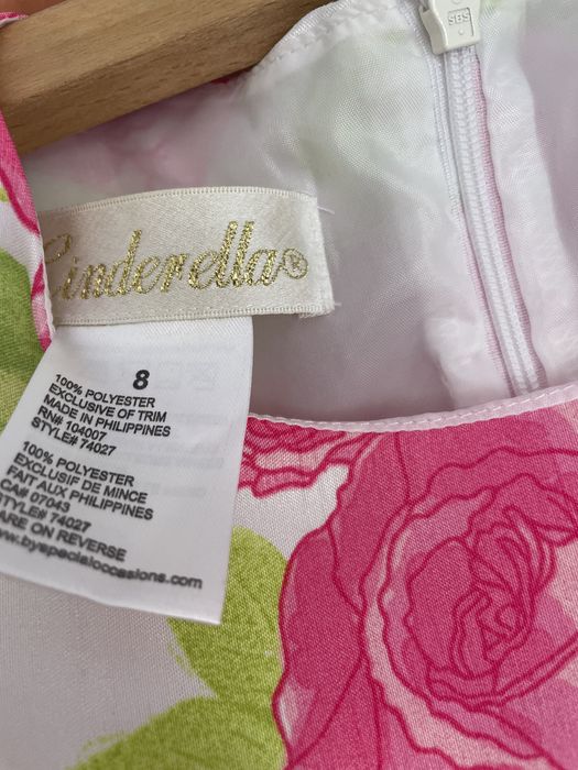 Rochita fetite 8-11 ani, model floral, vara