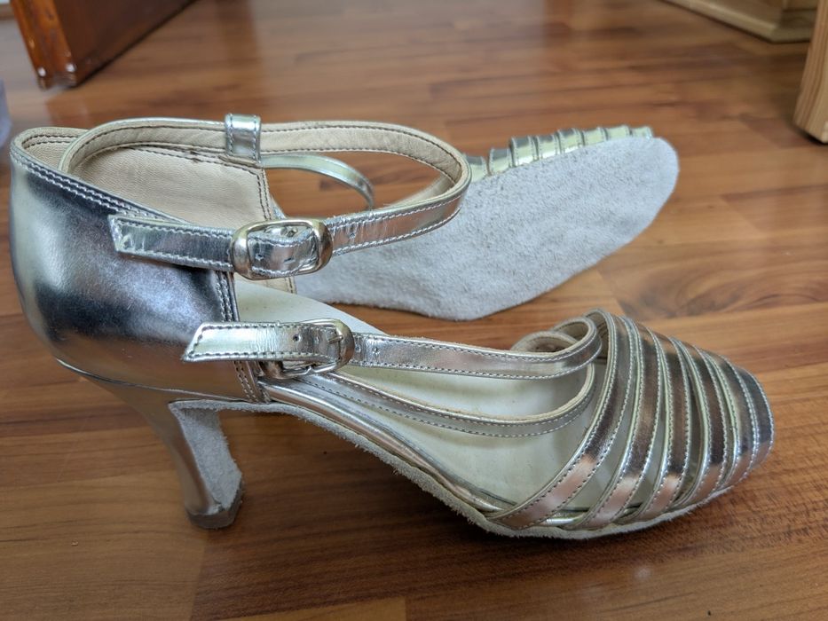 Pantofi de dans latino 37,5-38 piele
