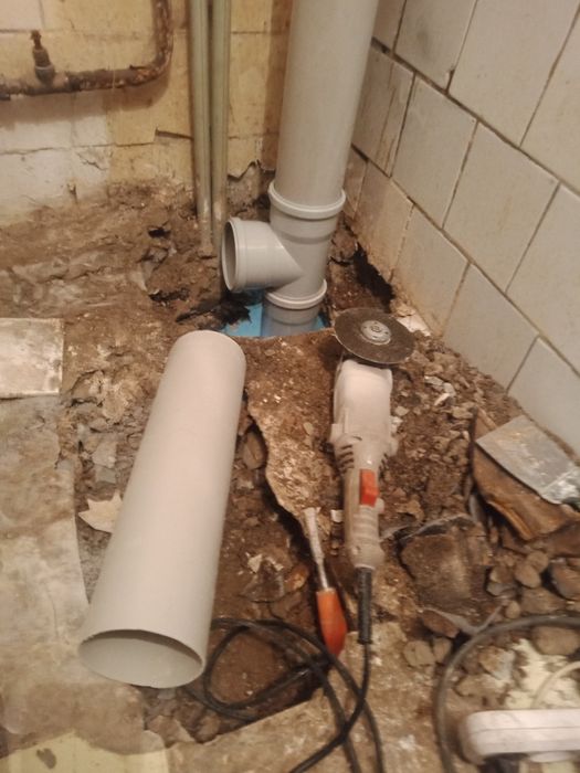 Трубы стояков монтаж