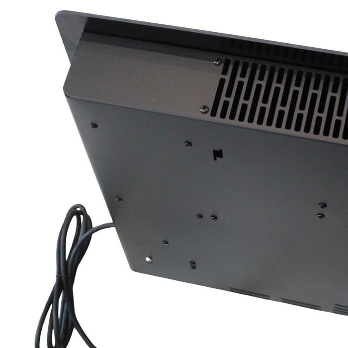 Електрически конвектор Heltes 2000W – Стилен и ефективен отоплителен уред с LCD дисплей и седмично програмиране, 53903