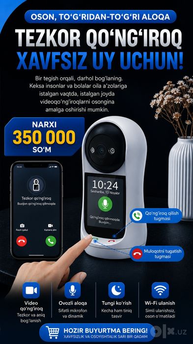 Мини камера Wi Fi