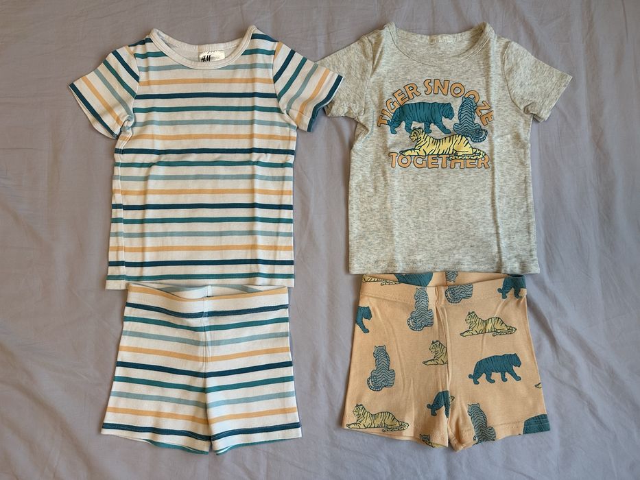 Lot 5 pijamale de vara H&M 98/104 cm