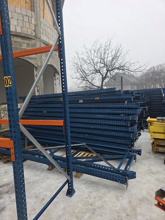 Raftur metalice pentru euro paleta la 2,70 tranvesa si piciorul la 3,5