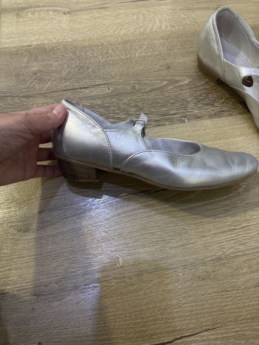 Туфли для танцев кожаные