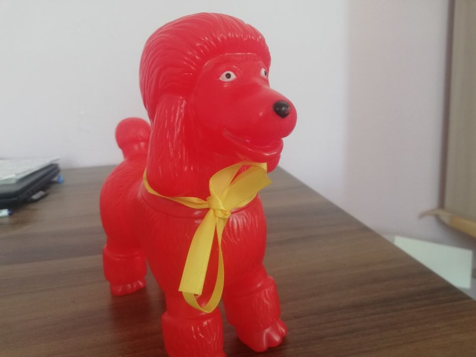 Игрушка пудель с бантиком