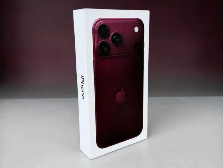 ЧИСТО НОВ! Apple iPhone 18 Pro Max 1TB Burgundy