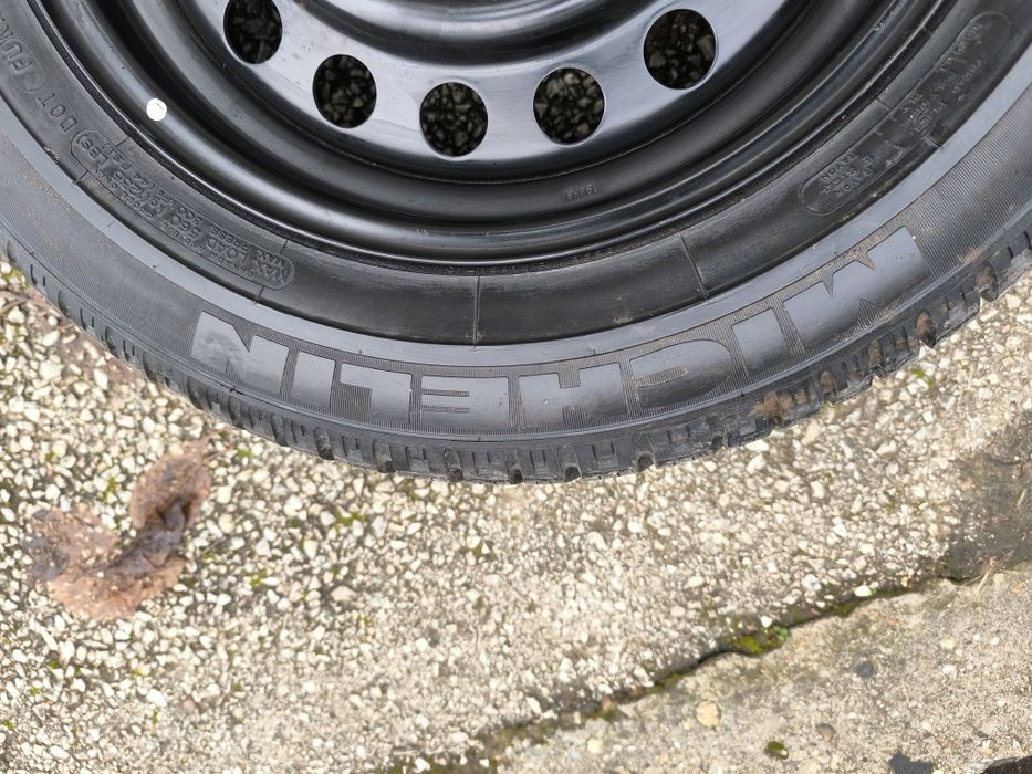 Чисто нова метална джанта с гума Мишелин , 185/65/15,  5/112